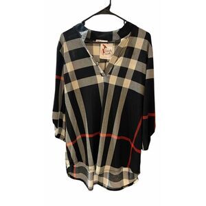 Plaid Top - New with tags!